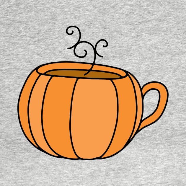 Pumpkin Spice Latte Fall Pumpkin Mug by murialbezanson